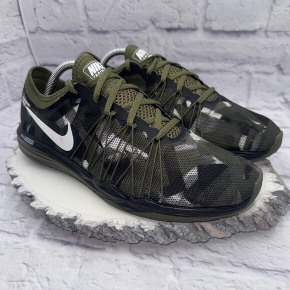 Nike Train Dual Fusion TR Womens Training Shoes Size 11 Camo 844667-200 - Picture 1 of 11